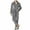 Gray 1-Set, variant on Robes Set for Men Plush Flannel Bathrobe and Pajamas Pants Soft Fleece Knee Length Bathrobe House Coat Sleepwear Sets, Green, XXXL