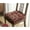 Red, variant on Memory Foam Seat Cushion - Square Magpie Printed Pillow for Chair, Sofa, Floor | Removable Cover | Supportive & Comfortable