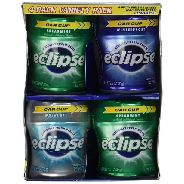 Eclipse Gum Variety Pack, 2.9 oz, 4 Pack