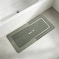 thumbnail image 4 of Dmlowu Long Bathroom Rugs Non Slide Absorbent Stain Resistants Quickly Dry Thin Bath Rugs for Bathroom Floor Bathtub Vanity Bathmat 16x47in, 4 of 6