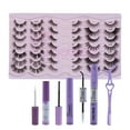 thumbnail image 5 of 21Pairs Strip Lashes 21 Styles Mixed Natural Wispy Cat Eye Lash DIY Eyelashes Extension at Home for Most Eye Shapes, 5 of 5