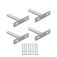 thumbnail image 4 of Worallymy 4 Uds. estante ciego soporte para gabinete de pared de oficina en casa soporte de Metal con tornillos de instalación Worallymy JD735809538, 4 of 7