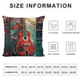 thumbnail image 5 of Treble Love and Music Print Fun Cushion Cover Novelty Throw Pillow Case Outdoor Sofa Couch Living Room Single, 5 of 5