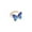 Dark Blue, variant on Weloille 1Pcs Ladies Fashion Gradient Butterfly Ring Opening Adjustable Ring