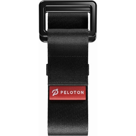 Yoga Strap | 6 ft. Adjustable and Durable Nylon Strap with Corrosion Resistant Zinc Alloy Rings for Stretching, Pilates, and Exercise, Black
