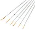 thumbnail image 3 of SPRING 6Pcs Set Pointed Nylon Hair Hook Line Pens Gouache Oil Paint Brush Multi-Functional Precision Pointed Pen Tips Art Accessories long hair, 3 of 5