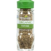 McCormick Gourmet Organic Thyme Leaves, 0.65 oz Bottle