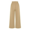 thumbnail image 3 of Admvng Sweatpants Women Solid Color Casual Loose Casual Workwear Wide Leg Straight Leg Pants Long Pants, Size S-2XL, 3 of 7