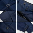 thumbnail image 5 of Mens 3 Piece Suit Shawl Lapel One Button Tuxedo Premium Dinner Jacket Vest Pants Set, 5 of 5