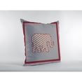 thumbnail image 3 of Amrita Sen Broadcloth Zippered Pillow With Red on Gray CAPL60BrCDS-ZP-26x26, 3 of 4