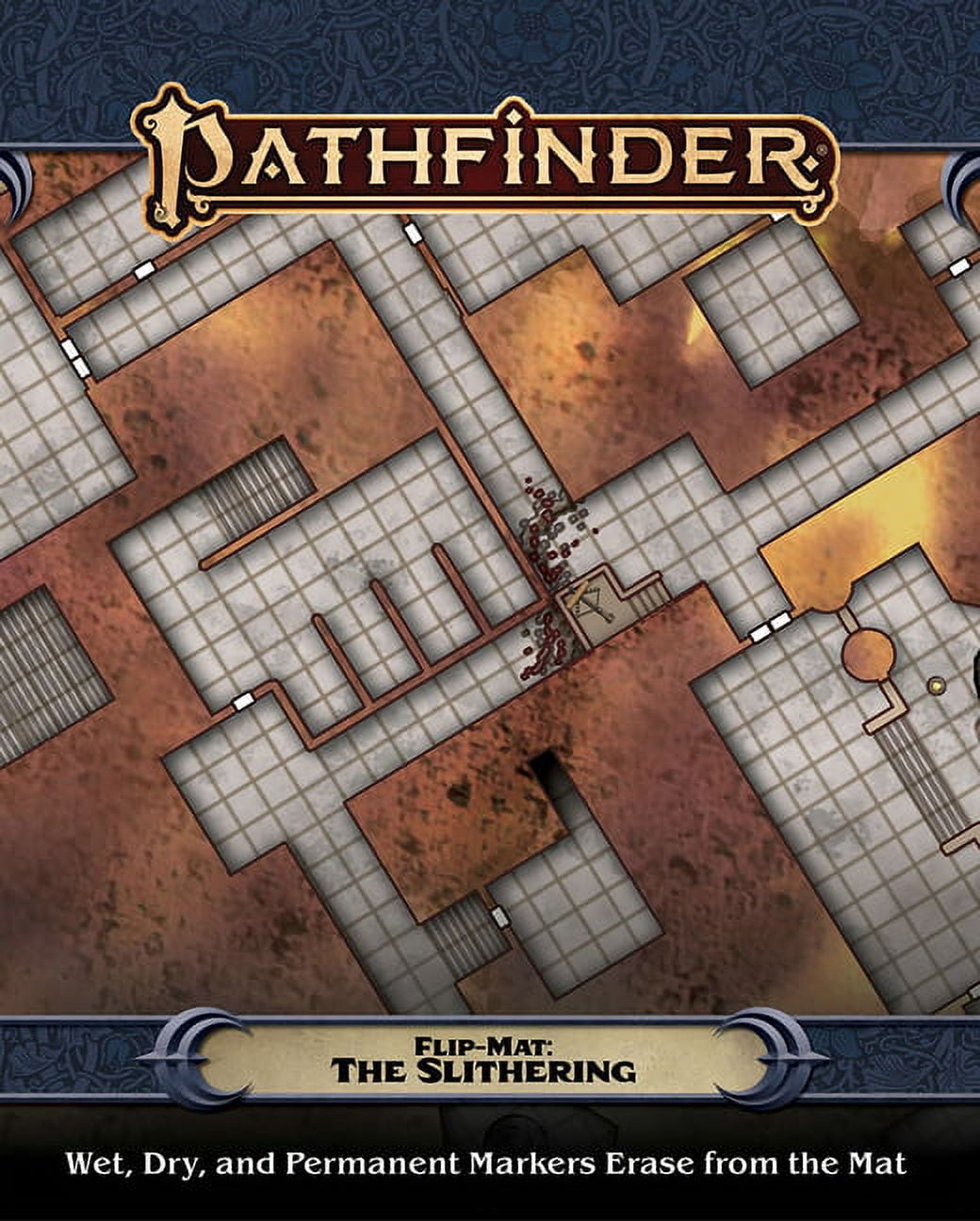 Pathfinder Flip-Mat: Forbidden Jungle – Rollenspiel Matte, 24x30 Zoll, Trocken Abwischbar