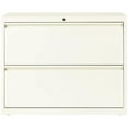 thumbnail image 3 of Scranton & Co 36" 2-Drawer Modern Metal Lateral Filing Cabinet in Off White, 3 of 6