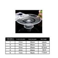 thumbnail image 4 of Acrylic Fruit Dessert Cupcake Tray Crystal Large Stand Serving Dish for Cake Dessert Cupcake Fruits, 4 of 7