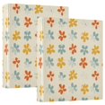 thumbnail image 2 of Three Ring Binder Cute Simple Flowers 1.5 Inch Round Binder D-Rings for Office Supplies and More, 2 of 10