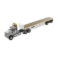 thumbnail image 2 of International HX520 SFFA Tandem Tractor with Flat Bed Trailer, Light Gray and Silver - Diecast Masters 71041 - 1/50 scale Diecast Model Toy Car, 2 of 5