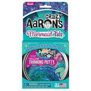 Crazy Aaron's Beautiful Turquoise Mermaid Tale Thinking Putty