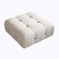 thumbnail image 4 of Sdorens Modular Sectional Sofa,L-Shaped Sofa Velvet Couch Free Combination Sofa,Ottoman for Living Room and Apartment,Beige, 4 of 6