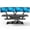 Black, variant on VersaDesk PowerPro Elite 36" Electric Standing Desk Converter w/ Programmable Switch, USB Port & Mobile APP, Cherry
