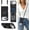01Black, variant on for iPhone 17 Pro Max Case with Card Holder and Strap for Women,Crossbody Lanyard,Ring Stand,Snap Clasp,Cute Phone Wallet Cases 6.9 inch (Beige)
