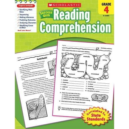 Scholastic Success With Reading Comprehension, Grade 4