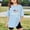 Light Blue, variant on Gzbliryd White T Shirts Relaxed Fit Back To School Clothes Cute Summer Tops for Girls Cute Summer Tops Girl Summer Clothes (Beige,11-12 Years)
