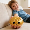 thumbnail image 3 of Cute Dumpling Shaped Slime Toy Set with Smiling Face Design in Round Containers for Sensory Play and Stress Relief, 3 of 6