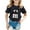 Black, variant on Fshinging Toddler Girls T Shirts Funny Cartoon Letter Print Short Sleeve Casual Kids Tees Size 8-9 Years