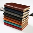 thumbnail image 3 of opvise Traveler Journal Diary Loose-leaf Notebook Pen Holder Record Book Stationery Red, 3 of 8