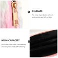 thumbnail image 3 of EeaseCA 1Pc Creative Wallet Comfortable Plush Wallet Women Purse Zippered Handbag, 3 of 8