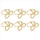 thumbnail image 2 of Juego de 6 Anillos Servilletas Mariposa, Soporte Servilleta para la DecoracióN Mesa ReunióN Familiar Navidad Boda., 2 of 9