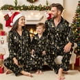 thumbnail image 7 of Jkety Family Christmas Pajamas Matching Sets Satin Long Sleeve Holiday Casual Lounge Soft Xmas Silk Pjs Two Piece Sets, 7 of 7
