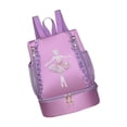 thumbnail image 1 of Bolsa de ballet Bolsa de danza de ballet para niña Bolsa de almacenamiento duradera ligera Casual Linda decoración de encaje violeta, 1 of 8