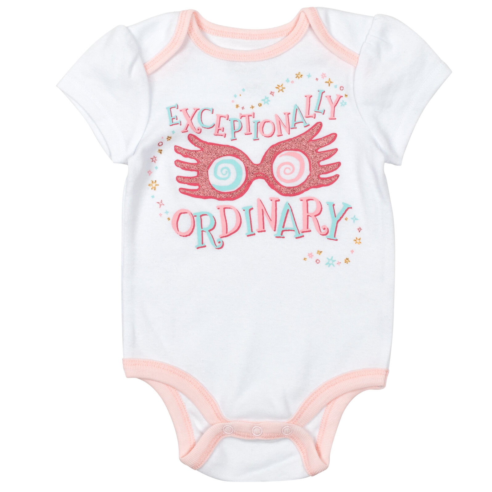Harry Potter Newborn Baby Girls 5 Pack Bodysuits Newborn to Infant