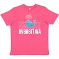 thumbnail image 3 of Inktastic Everett Washington Whale Watching Youth T-Shirt, 3 of 5