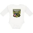 thumbnail image 3 of Inktastic Proud Military Nephew Boys Long Sleeve Baby Bodysuit, 3 of 5