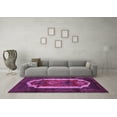 thumbnail image 3 of Ahgly Company Indoor Round Persian Purple Traditional Area Rugs, 3' Round, 3 of 4