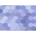thumbnail image 1 of Ahgly Company Machine Washable Indoor Rectangle Transitional Light Slate Blue Area Rugs, 2' x 5', 1 of 7