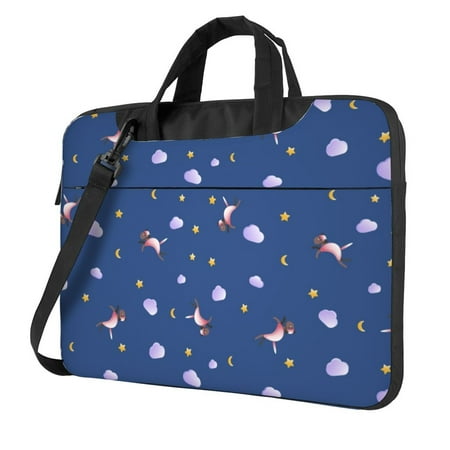 Animal Pastel Print Laptop Bag, 14 inch Laptop or Tablet, Business Casual Laptop Bag
