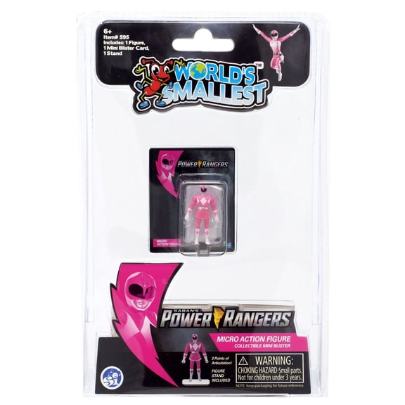 Power Rangers World's Smallest Pink Ranger Action Figure