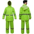 thumbnail image 5 of RainRider Rain Coat for Men Women Waterproof Lightweight Rain Gear Jacket with Pants Workwear (Hi-Vis,Small), 5 of 7
