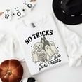 thumbnail image 2 of No Tricks Just Treats Sweatshirt – Vintage Candy Delight – Halloween Special – Perfect for Trick-or-Treaters, 2 of 3