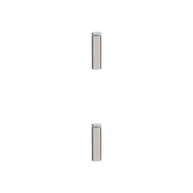 Tornillo publicitario Hueco Riwesomey Espejo de vidrio de alto brillo Clavo Perno de tuerca a prueba de herrumbre Acero inoxidable 16x70mm 2piezas