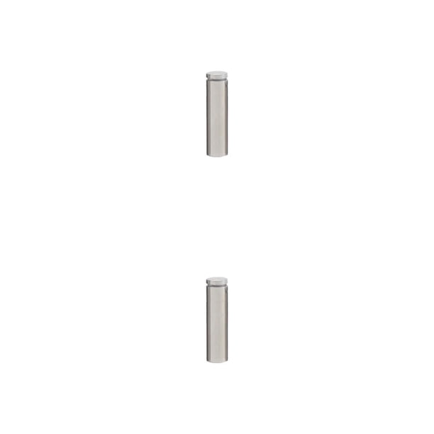 Tornillo publicitario Scienceny Hueco Espejo de vidrio acero inoxidable 16x70mm 2piezas