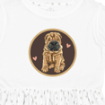 thumbnail image 4 of Inktastic Chinese Shar-pei Dog Art Girls Toddler Dress, 4 of 5