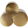 thumbnail image 4 of Meridian Furniture Dimple 3 Piece Gold Iron Metal End Table, 4 of 4