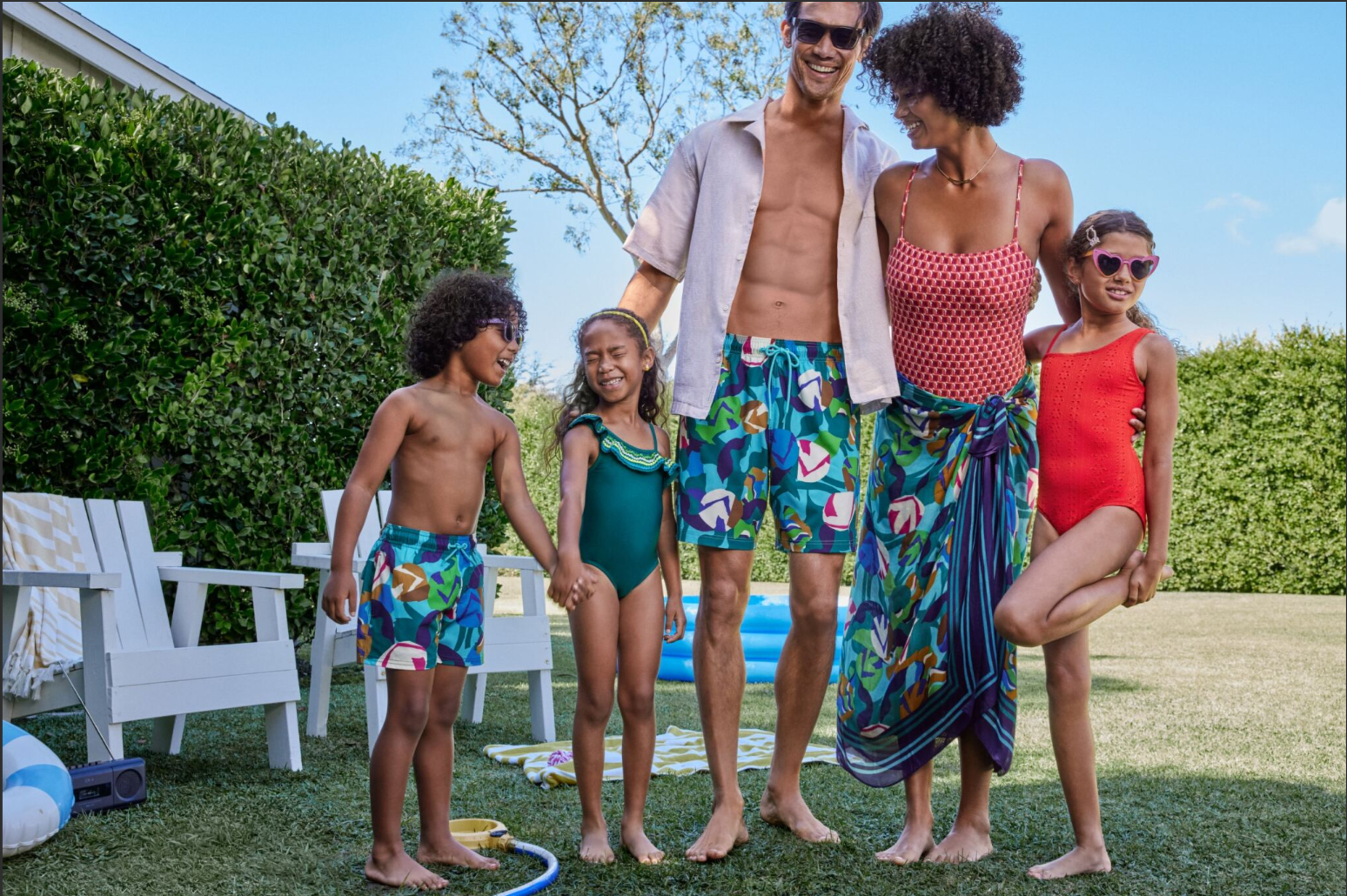 Time and Tru Women's and Women’s Plus Square Neck One-Piece Swimsuit, Sizes XS-3X, Family Swim