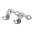 thumbnail image 6 of 4x2 Pieces Pipe Tube Conduit Stainless Steel Hanger Clamps Clip 25mm, 6 of 6