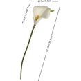 thumbnail image 4 of 10pcs Real Touch Artificial Calla Lily Flowers for Decoration, Outdoor Wedding Bouquets, Lifelike Faux Flowers for Home, Garden, Party, and Event Decor (Yellow), 4 of 5