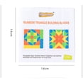 thumbnail image 4 of Ovzne A Variety Of Color Triangles Building Blocks Creatives Combination Of Children's Educational Toys On Clearance, 4 of 8