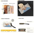 thumbnail image 2 of TSOVTHRID Cat Cloud Print 2PCS Top Handle Purse and Wallet Set for Women Trendy Tote Shoulder Bag PU Leather Hobo Bag Blue Satchel Handbag with Matching Wallet for Working Shopping, 2 of 7